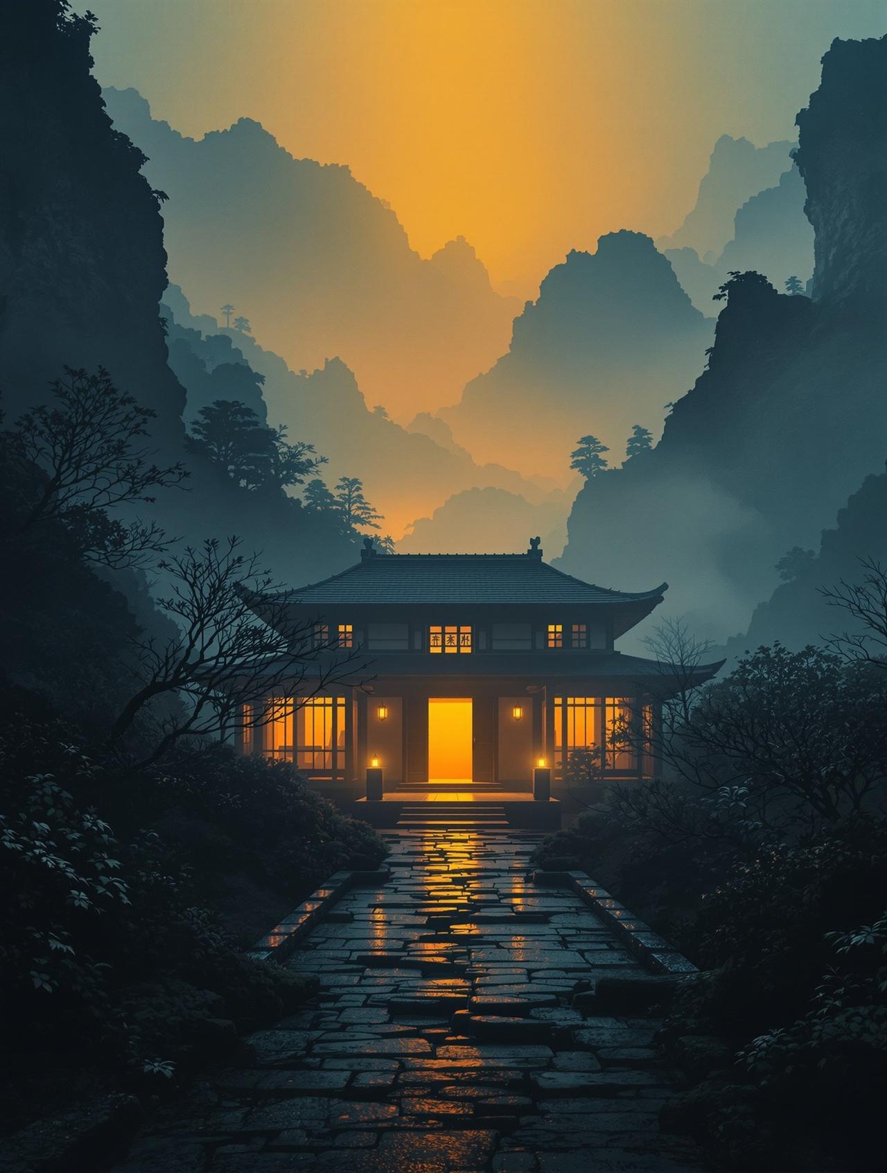 在线伦理影院《迷雾山庄》海报背景